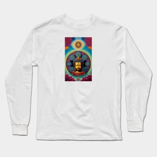 Buddha 7 Chakras Lotus flowers Long Sleeve T-Shirt